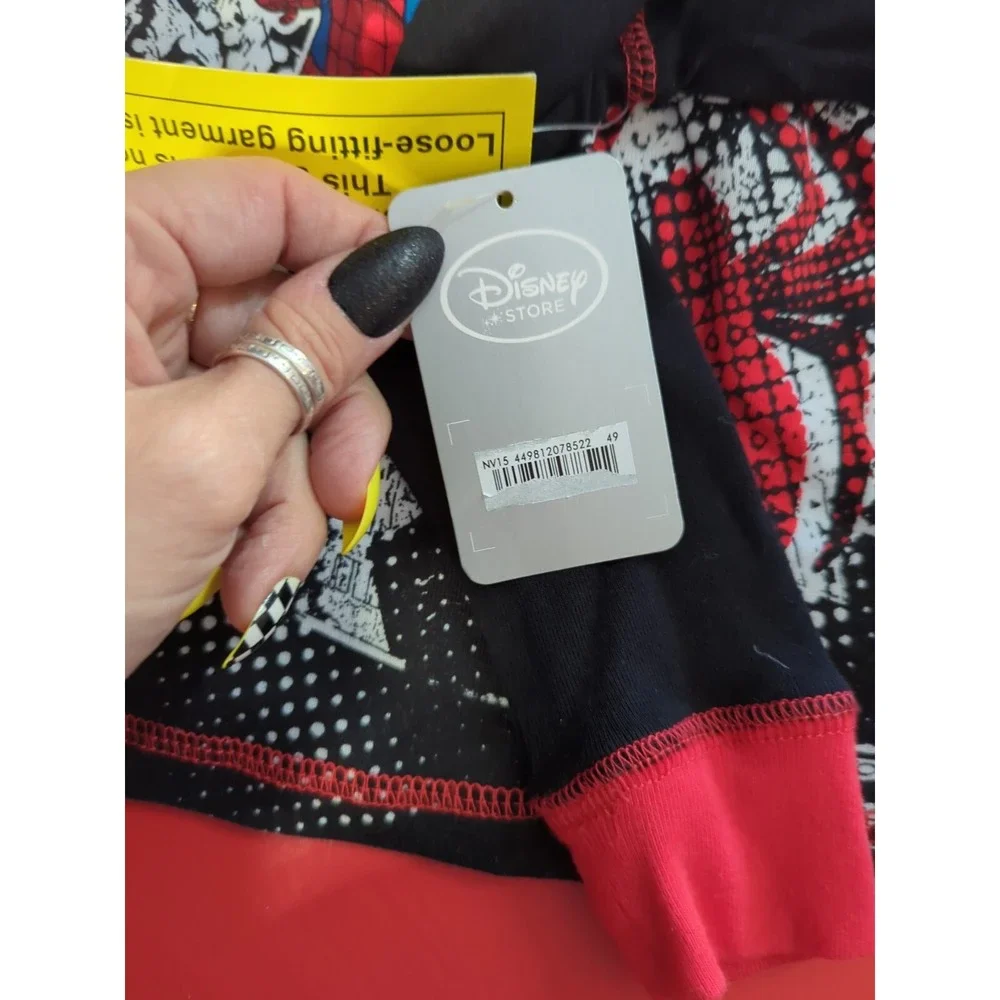 Disney‎ store Marvel Spiderman size 4 boys pajamas sleepwear NWT